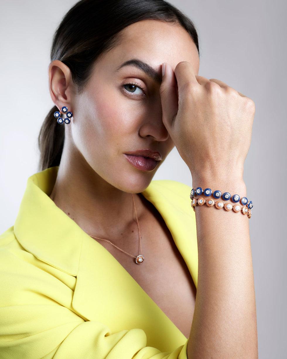 Selim Mouzannar Mina Bracelet OrangeDiamants