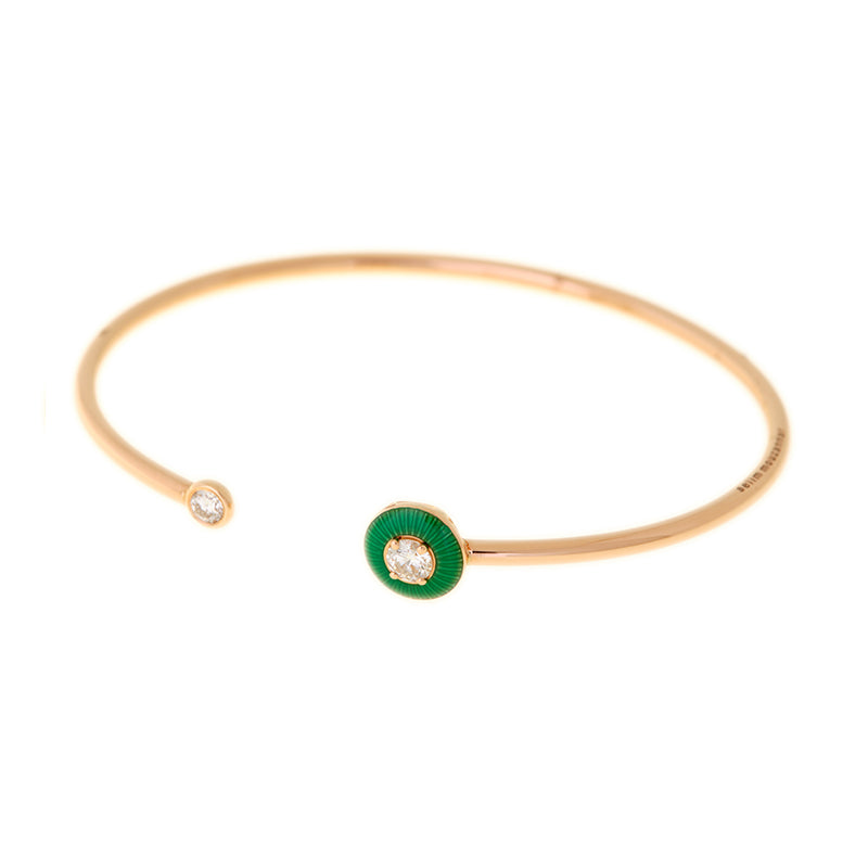 selim mouzannar Mina Bracelet vertDiamants