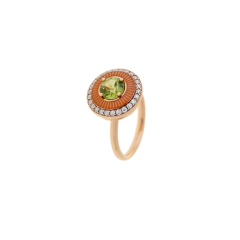 selim mouzannar Mina Orange BaguePeridot - Diamants