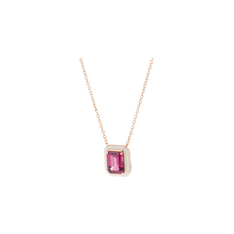 selim mouzannar Mina Pendentif IvoireRhodolite