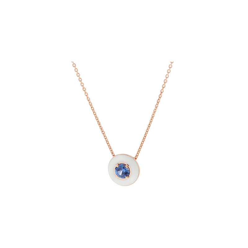 selim mouzannar Mina Pendentif ivoireSaphir bleu