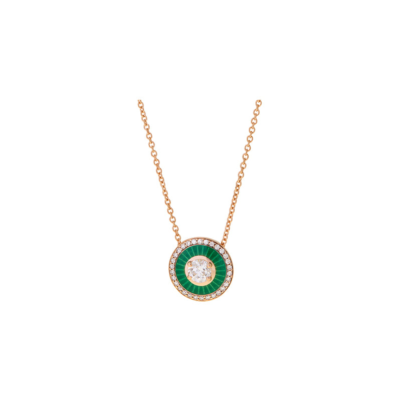 Selim Mouzannar Mina Pendentif VertDiamants