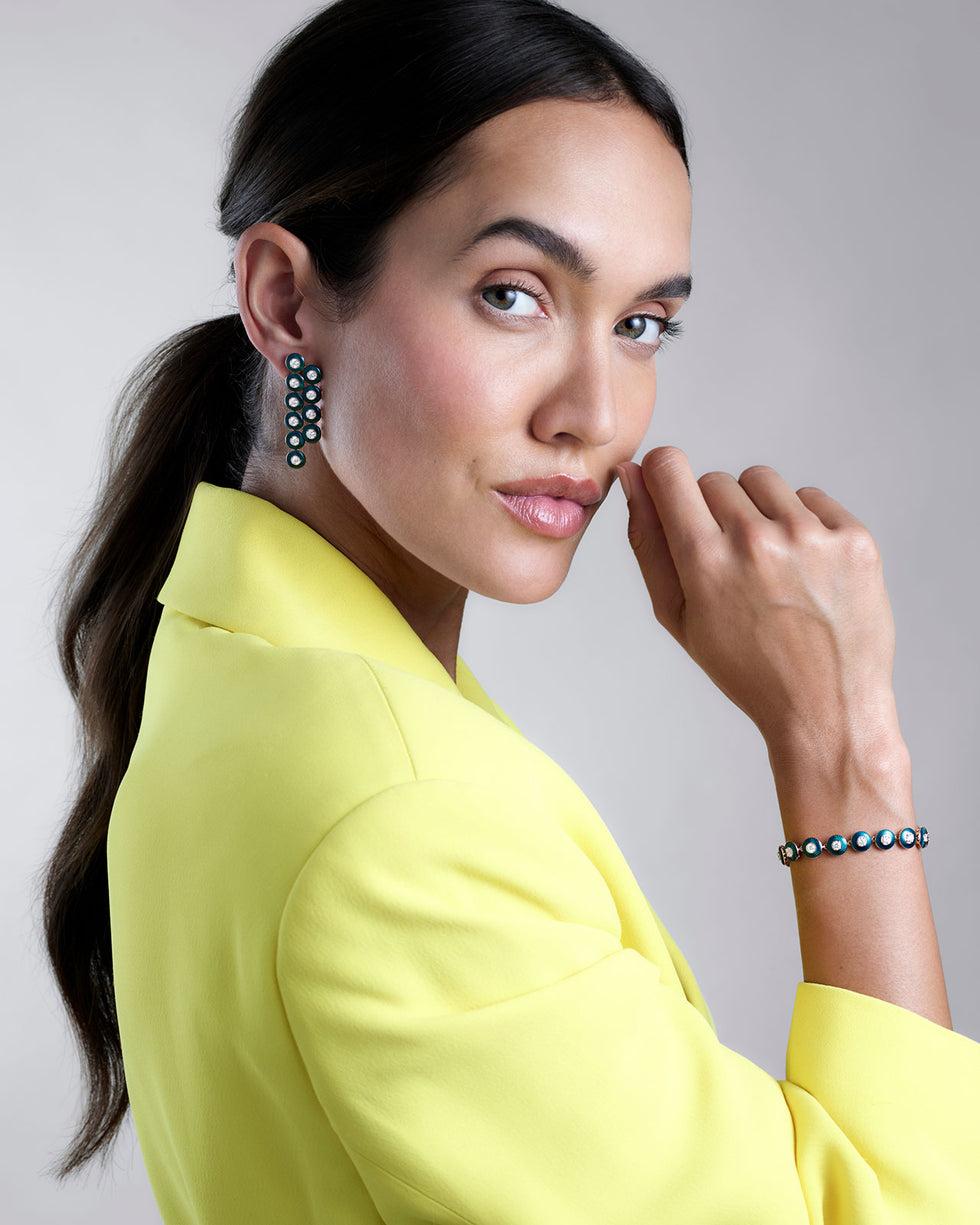 Selim Mouzannar Mina Pétrole Bracelet Diamants