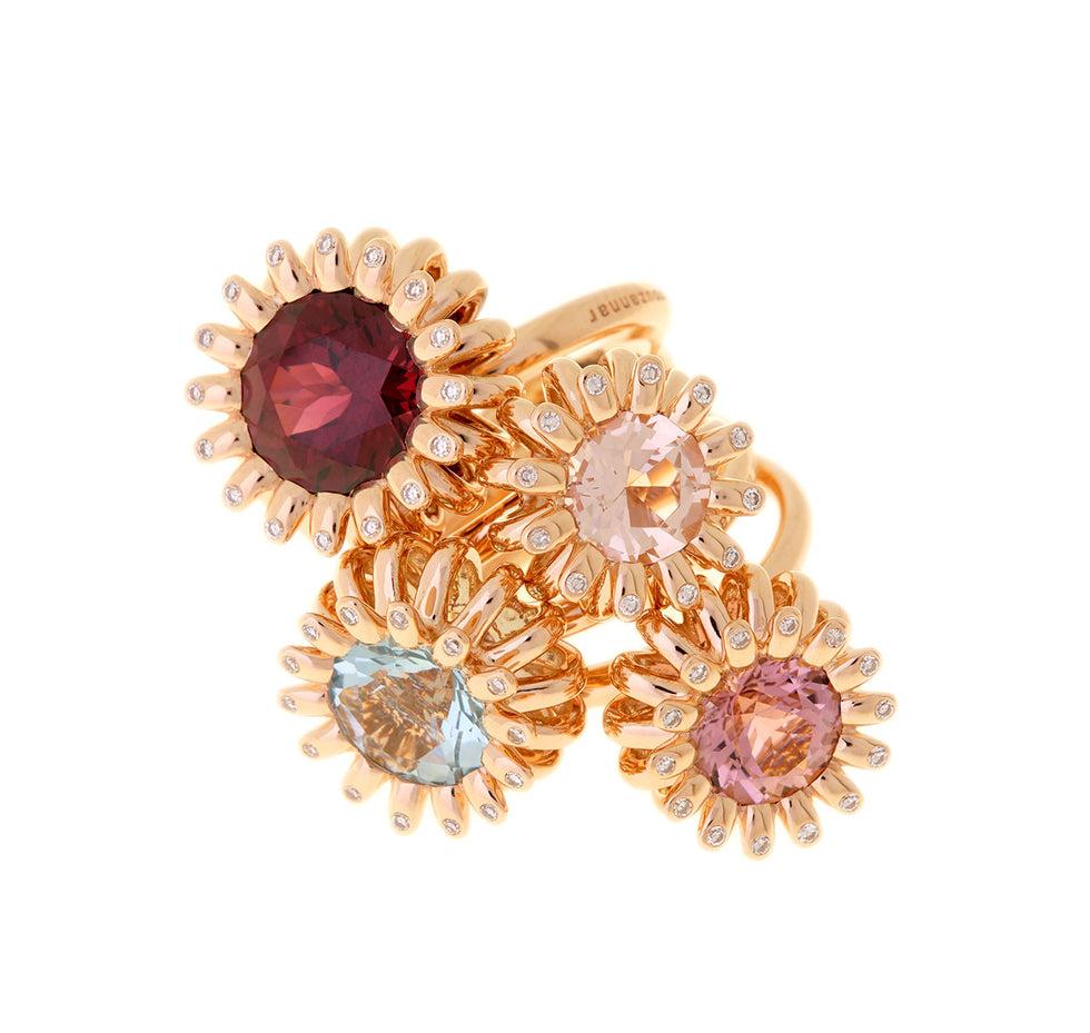 Selim Mouzannar Poppy BagueMorganite - Diamants