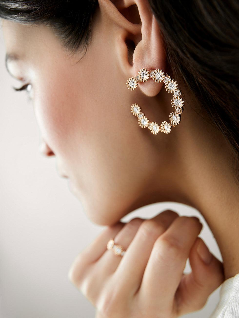 Selim Mouzannar Poppy Boucles D'oreillesDiamants