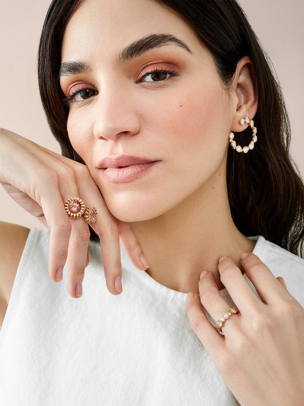 Selim Mouzannar Poppy Boucles D'oreillesDiamants
