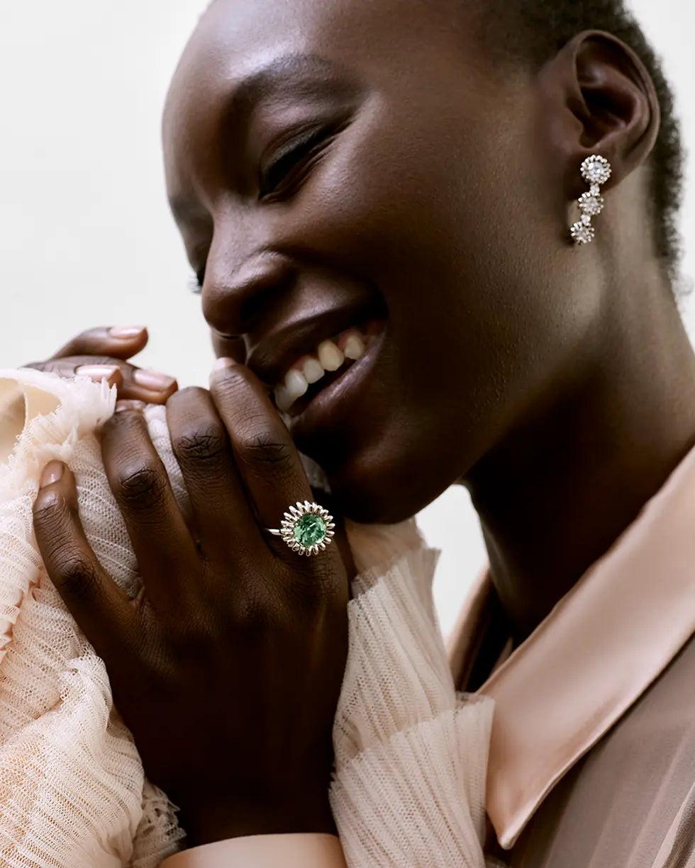 Selim Mouzannar Poppy Boucles D'oreillesDiamants