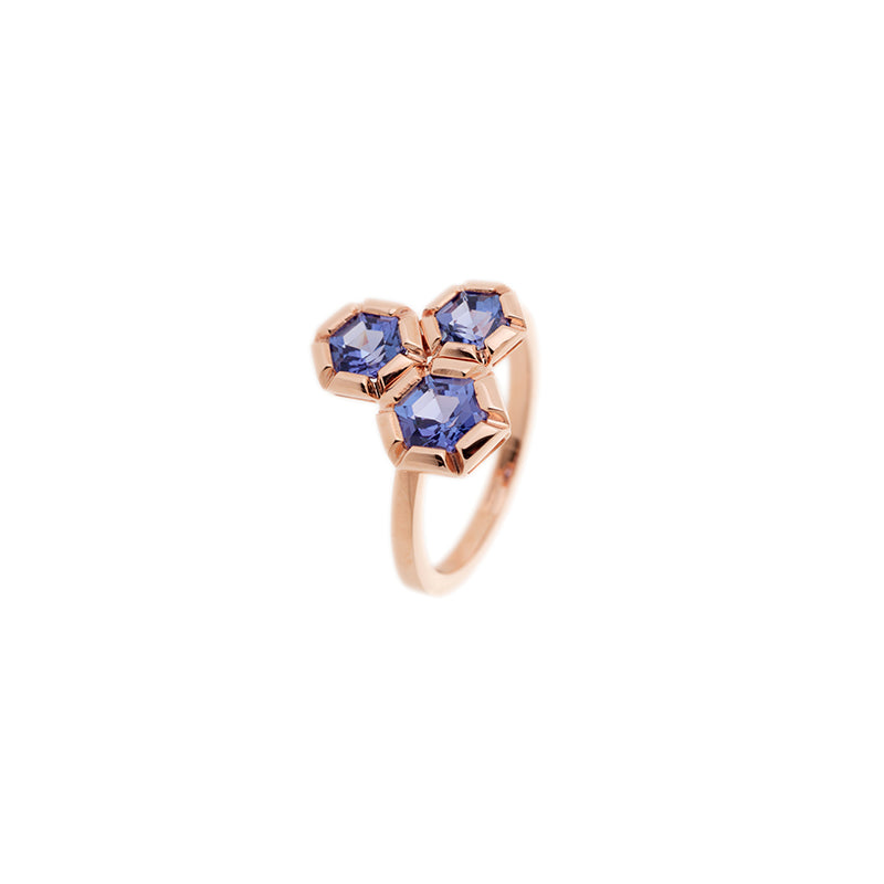 selim mouzannar Rose de France BagueTanzanites