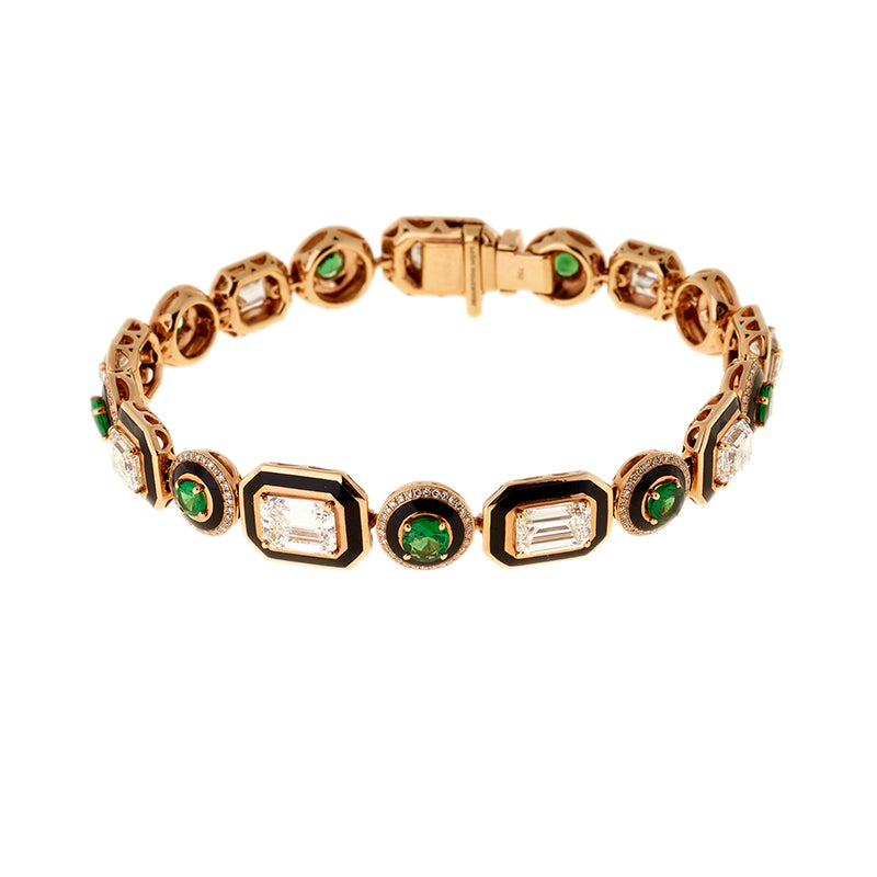 selim mouzannar Unique BraceletDiamants - Tsavorites