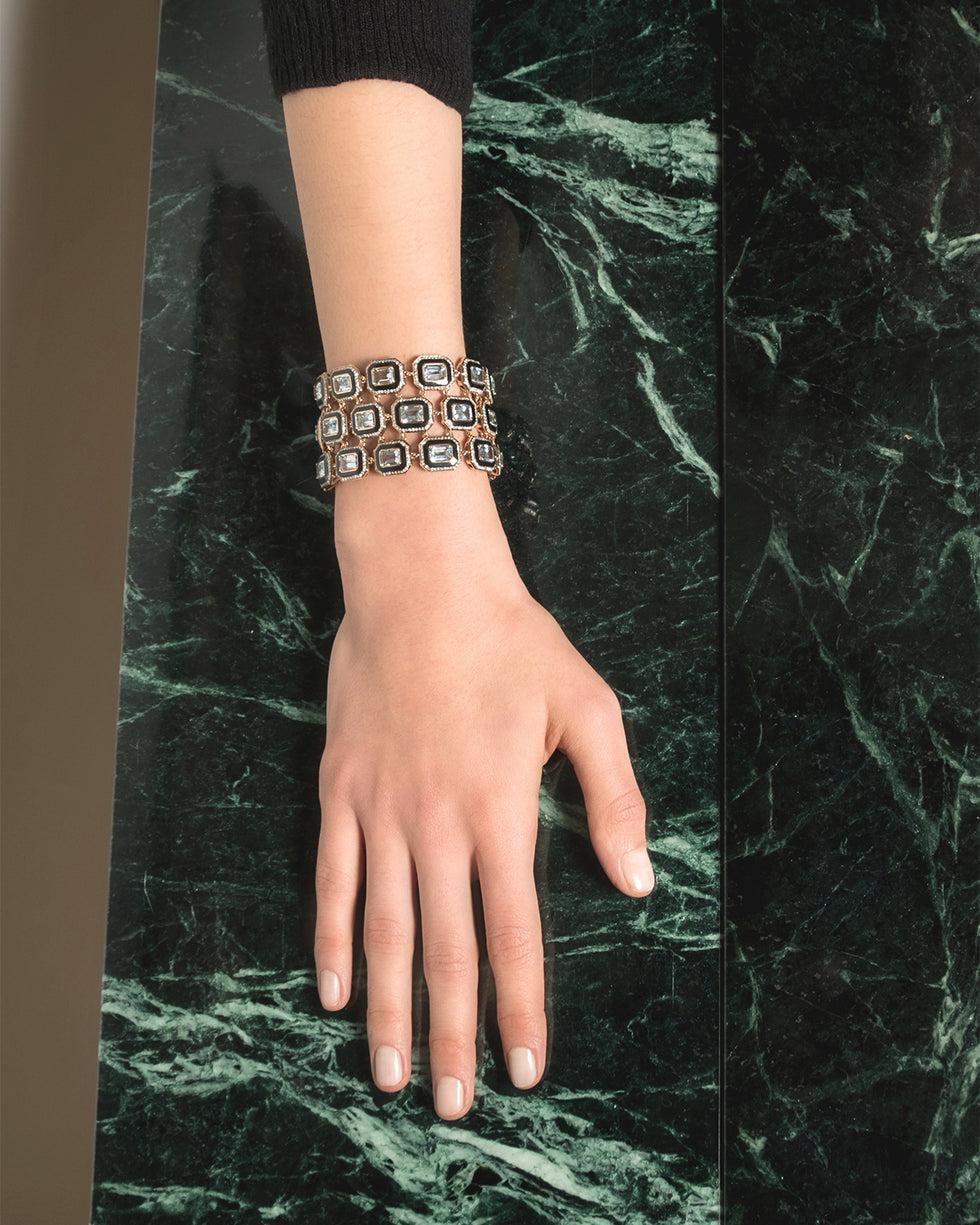 Selim Mouzannar Unique Bracelet NoirAigue-Marine - Diamants