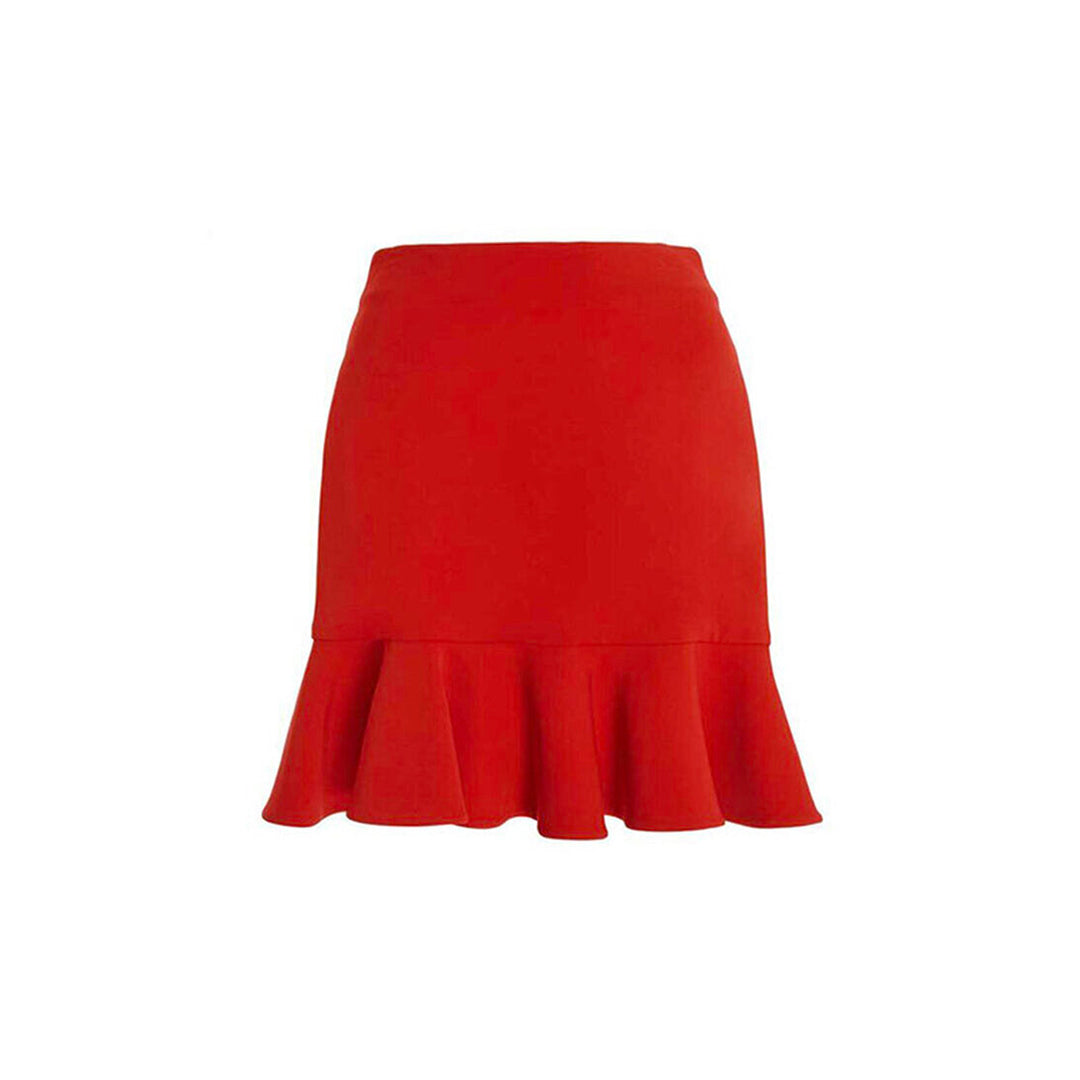 semsem Camille Flared Skirt - Red