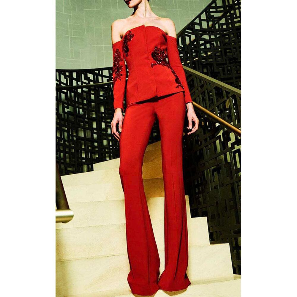 Semsem Camille Jacket - Red