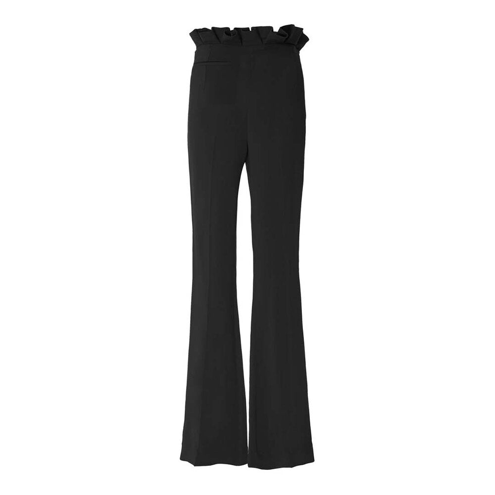 semsem Camille Ruffle Pant - Black