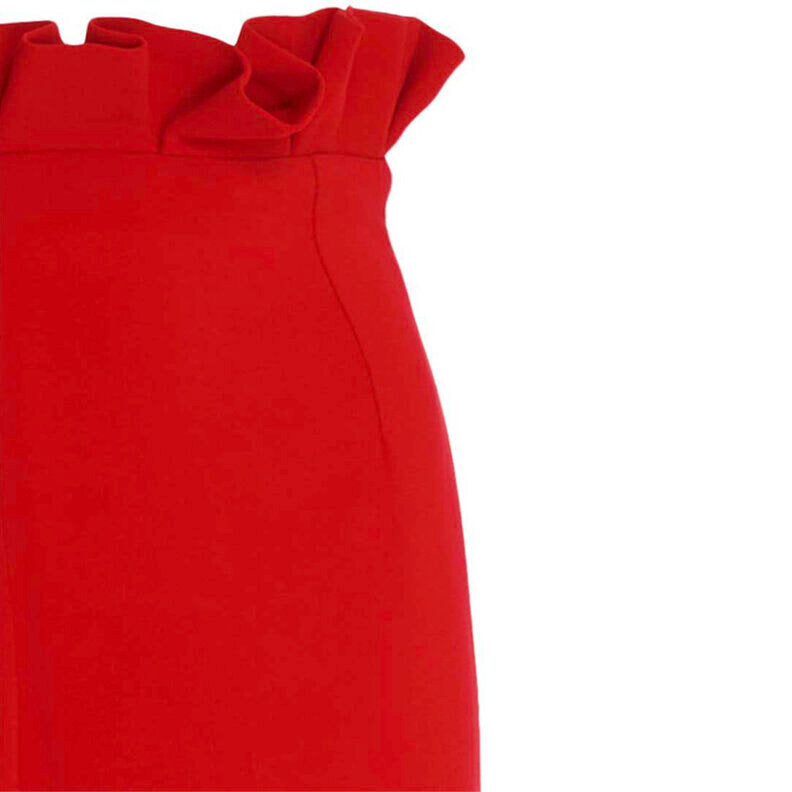 Semsem Camille Ruffle Pant - Red