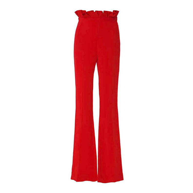 semsem Camille Ruffle Pant - Red