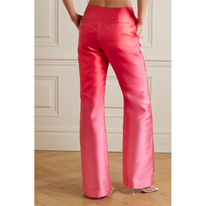 Semsem Dégradé Duchesse-satin Wide-leg Pants