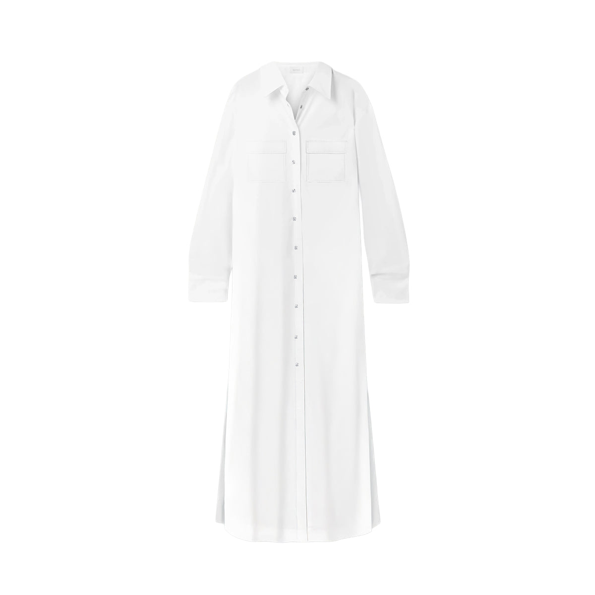 semsem Egyptian Cotton Shirt Dress - White