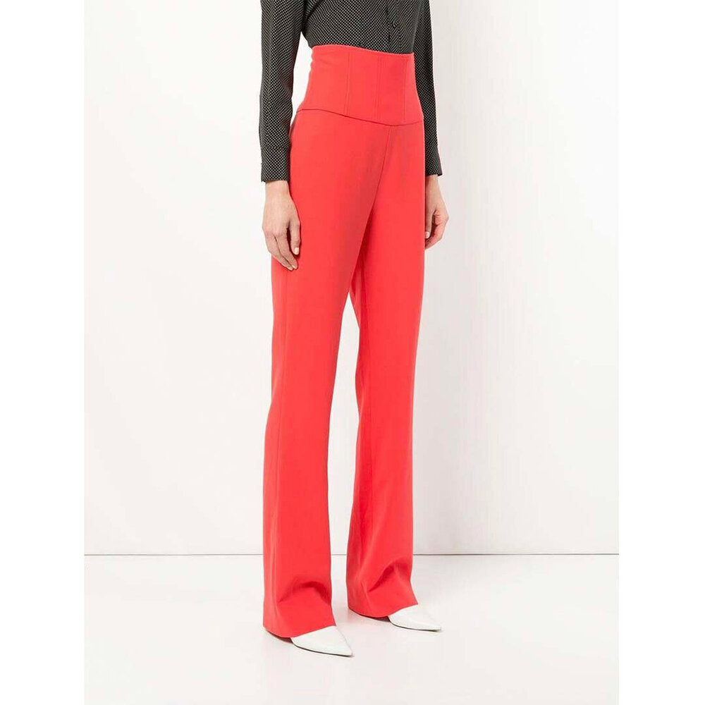 Semsem Gigi Crepe Corset Pant - Red