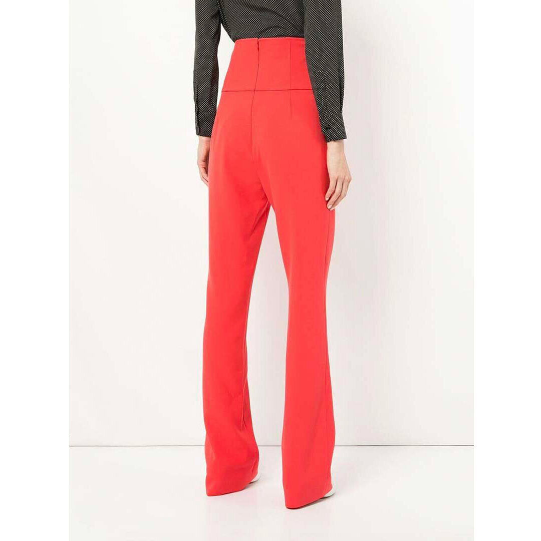 Semsem Gigi Crepe Corset Pant - Red