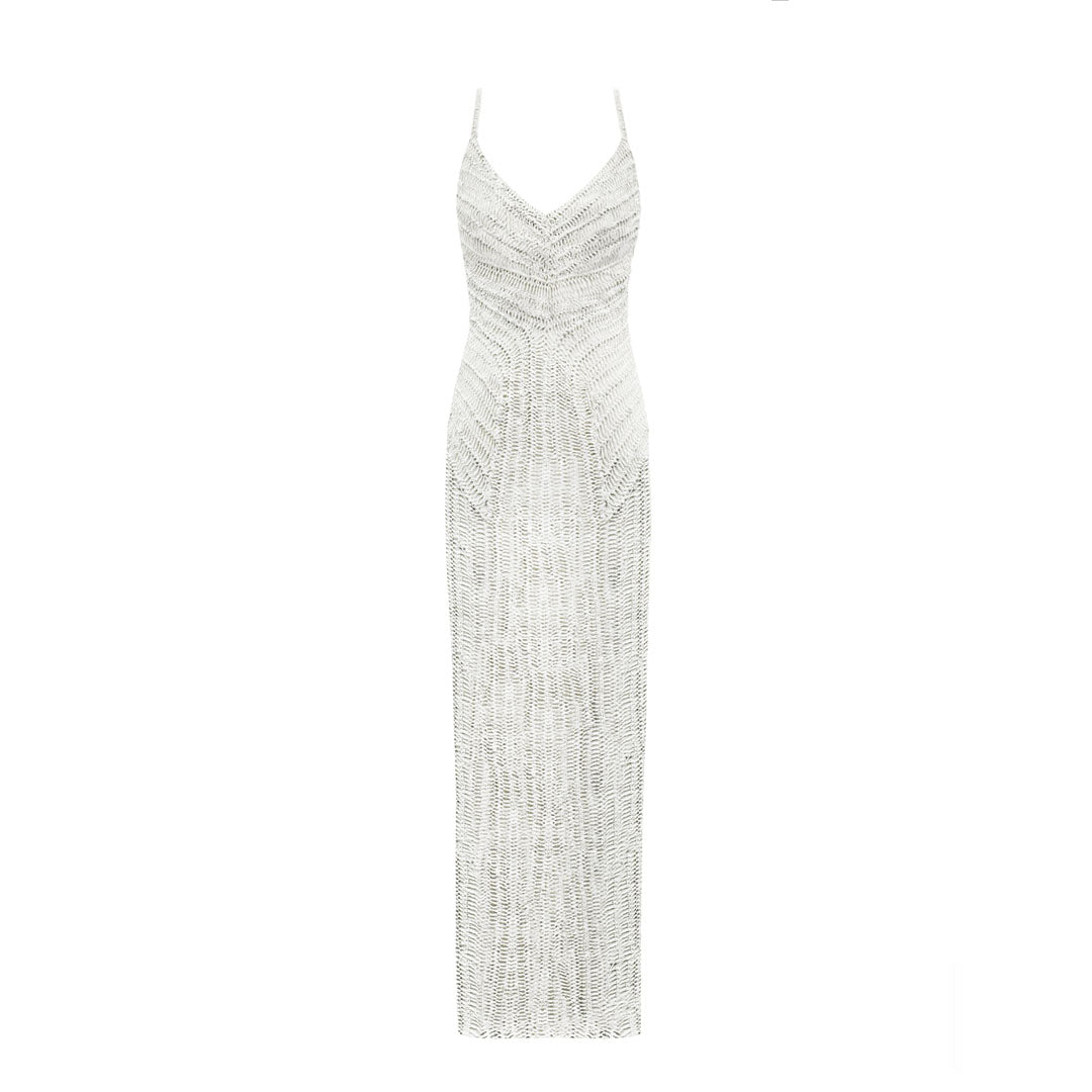 semsem Macramé Maxi Dress