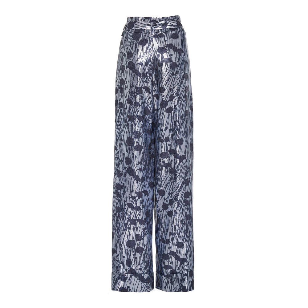 Semsem Printed Lamé Pant