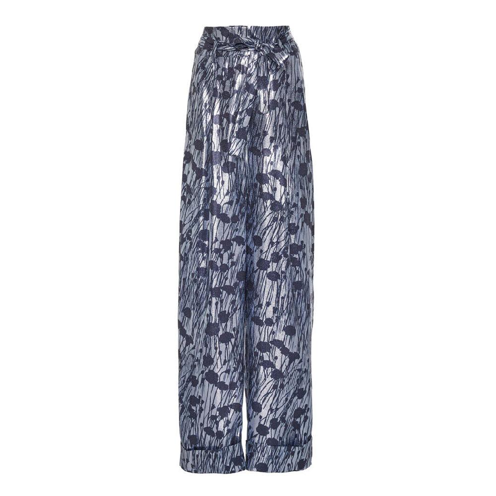 semsem Printed Lamé Pant