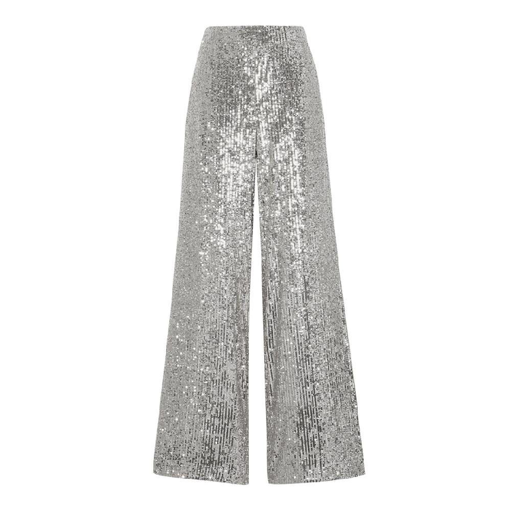 semsem Wide-Leg Sequin Trousers