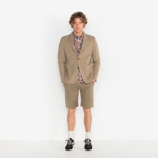 Serge Blanco Bermuda 200 Uni Stretch Vert Militaire