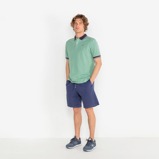 Serge Blanco Bermuda Rugby 201 Confort élastiqué Dark Navy