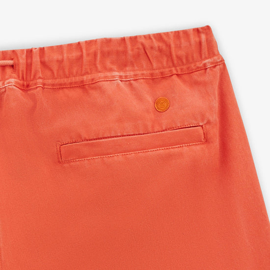 Serge Blanco Bermuda Rugby 201 Confort élastiqué Orange Abricot