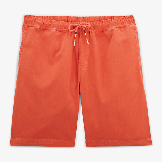 serge blanco Bermuda rugby 201 confort élastiqué orange abricot