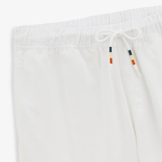 Serge Blanco Bermuda Rugby 201 Confort Taille élastiqué Blanc