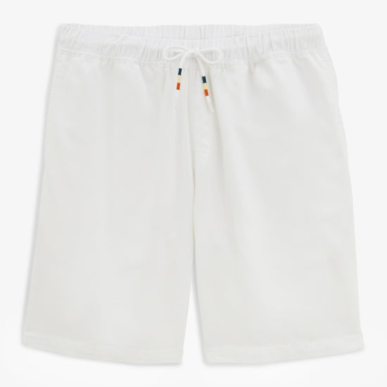 serge blanco Bermuda rugby 201 confort taille élastiqué blanc