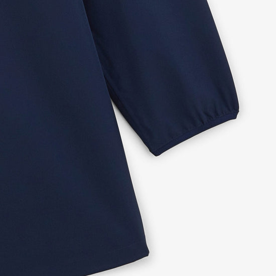 Serge Blanco Blouson Storm Imperméable Long Bleu Denim