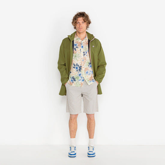 Serge Blanco Blouson Storm Imperméable Long Vert Tilleul