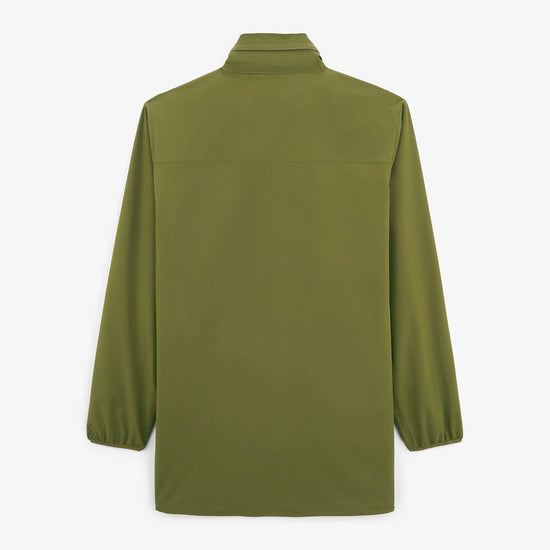 Serge Blanco Blouson Storm Imperméable Long Vert Tilleul