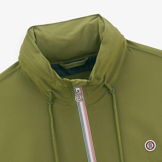 Serge Blanco Blouson Storm Imperméable Long Vert Tilleul