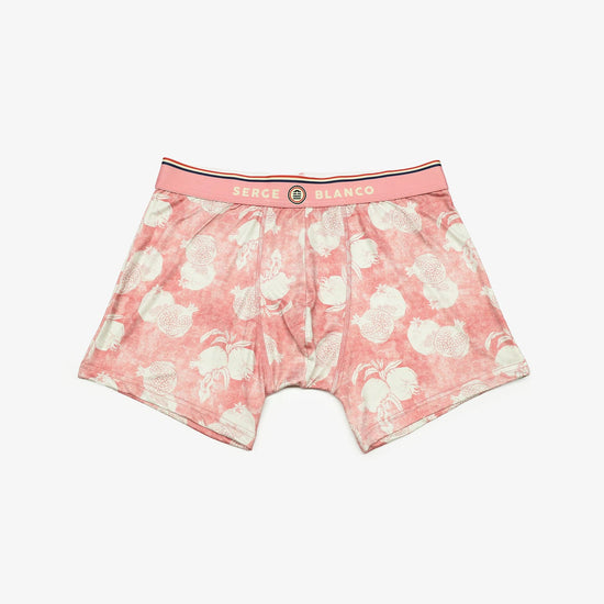 serge blanco Boxer sublimation à grenades rose skin