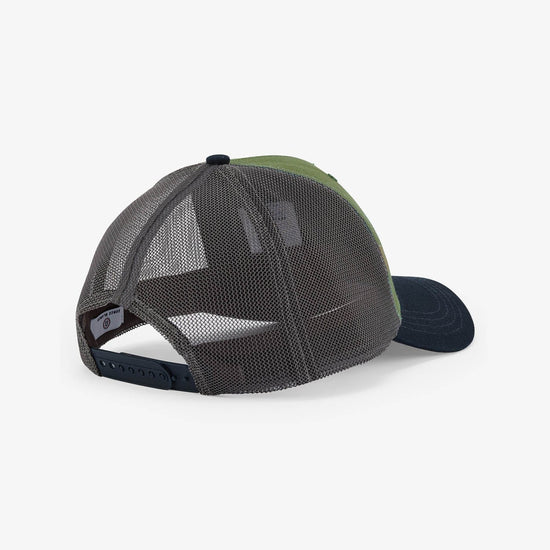 Serge Blanco Casquette Trucker Tricolore Vert Militaire