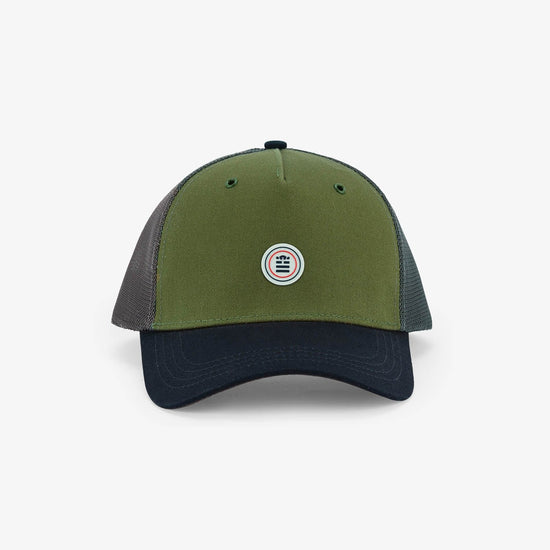 serge blanco Casquette trucker tricolore vert militaire