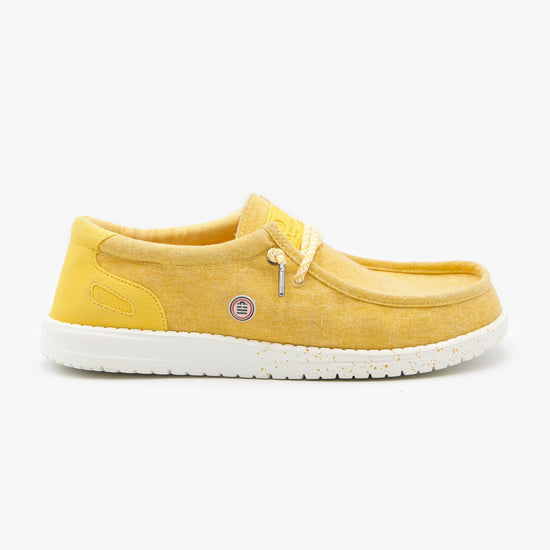 Serge Blanco Chaussure Bateau Saint-Jean Jaune Citron
