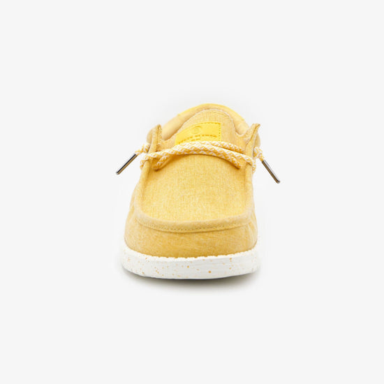 Serge Blanco Chaussure Bateau Saint-Jean Jaune Citron