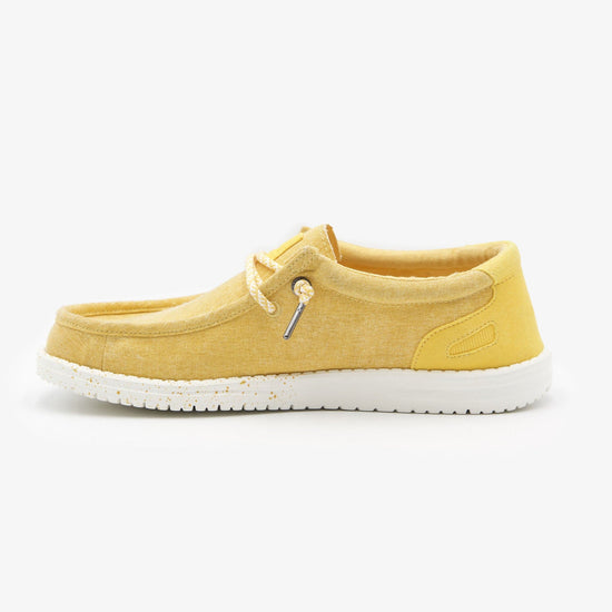 Serge Blanco Chaussure Bateau Saint-Jean Jaune Citron