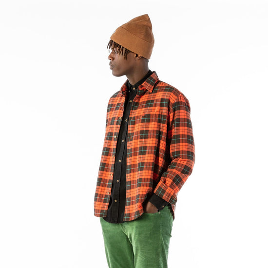 Serge Blanco Chemise à Carreaux Manches Longues Sienne En Coton