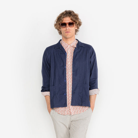 Serge Blanco Chemise Charles à Motif Graphique Off-white