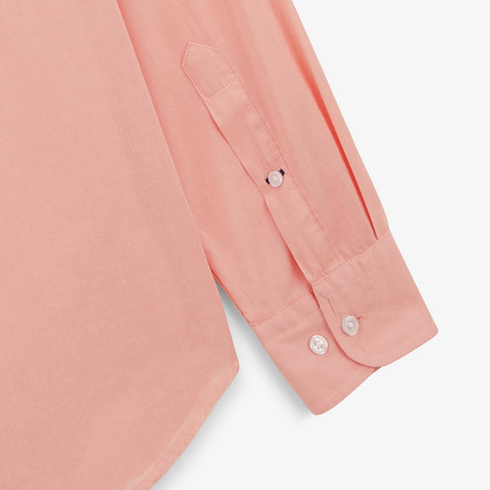 Serge Blanco Chemise Charles Mousseline De Coton Rose Skin