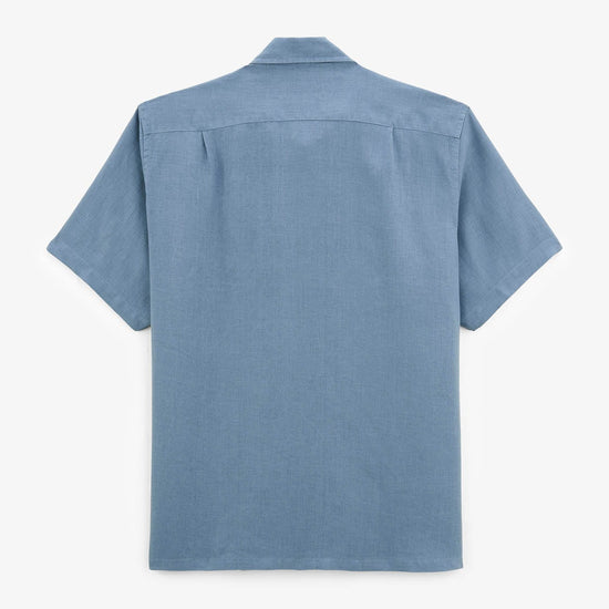 Serge Blanco Chemise Clovis Avec Broderie Arcade Bleu Nuage