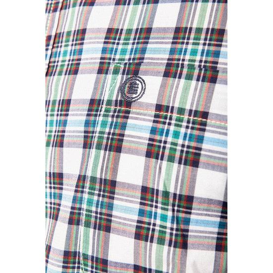 Serge Blanco Chemise Manches Longues À  Carreaux Tissés En Dégradé