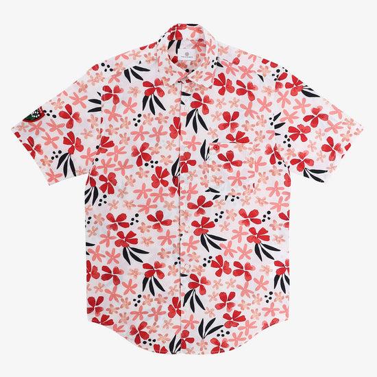 serge blanco Chemise motifs Rugby Club Toulonnais rouge