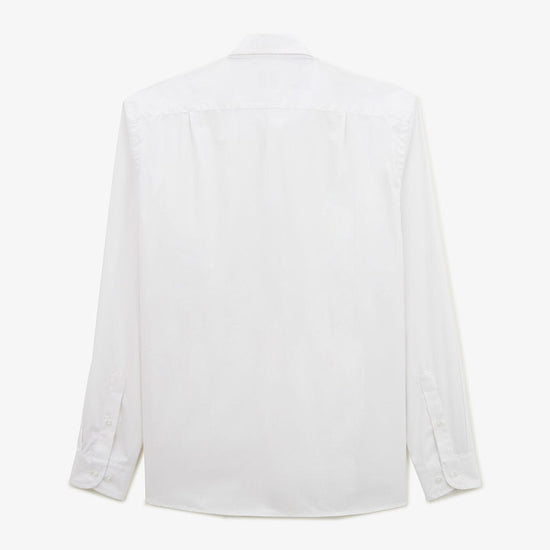 Serge Blanco Chemise Popeline Confort Stretch Blanche